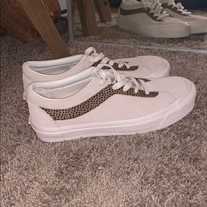 cream and cheetah vans